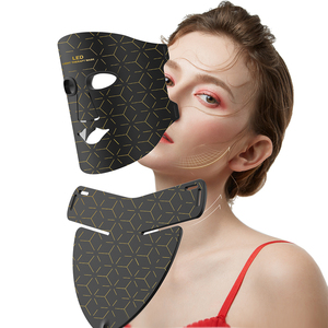 4color7color IR630 850nm Silicone LED Face Neck Mask Red Light Photon Therapy Mask Skin Rejuvenation Anti-Aging LED Facial Masks