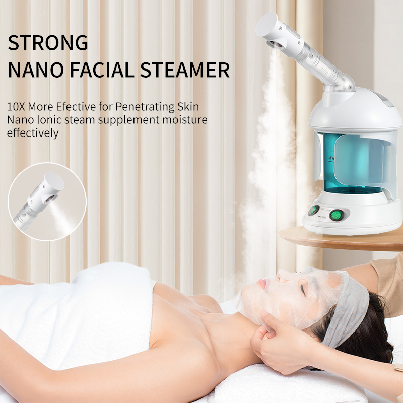 K.SKIN Facial Steamer Professional Electric Ionic Nano Hydration Adjustable Facial Steamer On Home-use Deep Cleansing Steamer