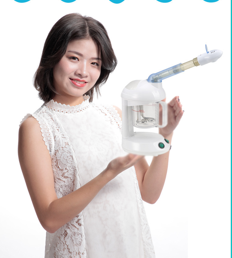 Use Private Pabel Electric Face Sauna Warm Mist Steam Ionic Nano Facial Steamer Machine with Mirror Beauty Professional Home OEM