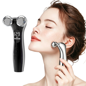 LCD Display High Frequency V Face Lifting Device Multi-purpose EMS Microcurrent Facial Neck Massager Skin Tightening Anti-aging