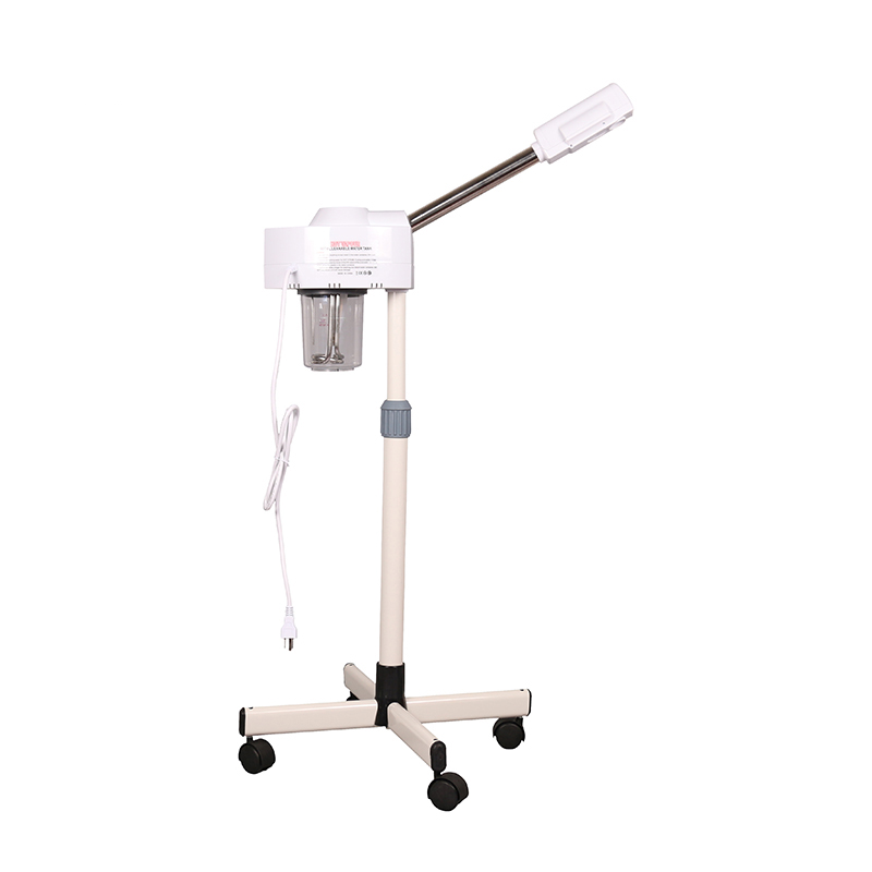 Extendable 360 Rotating Arm Portable Nano Ionic Facial Steamer for Personal Care at Home or Salon (Blue)