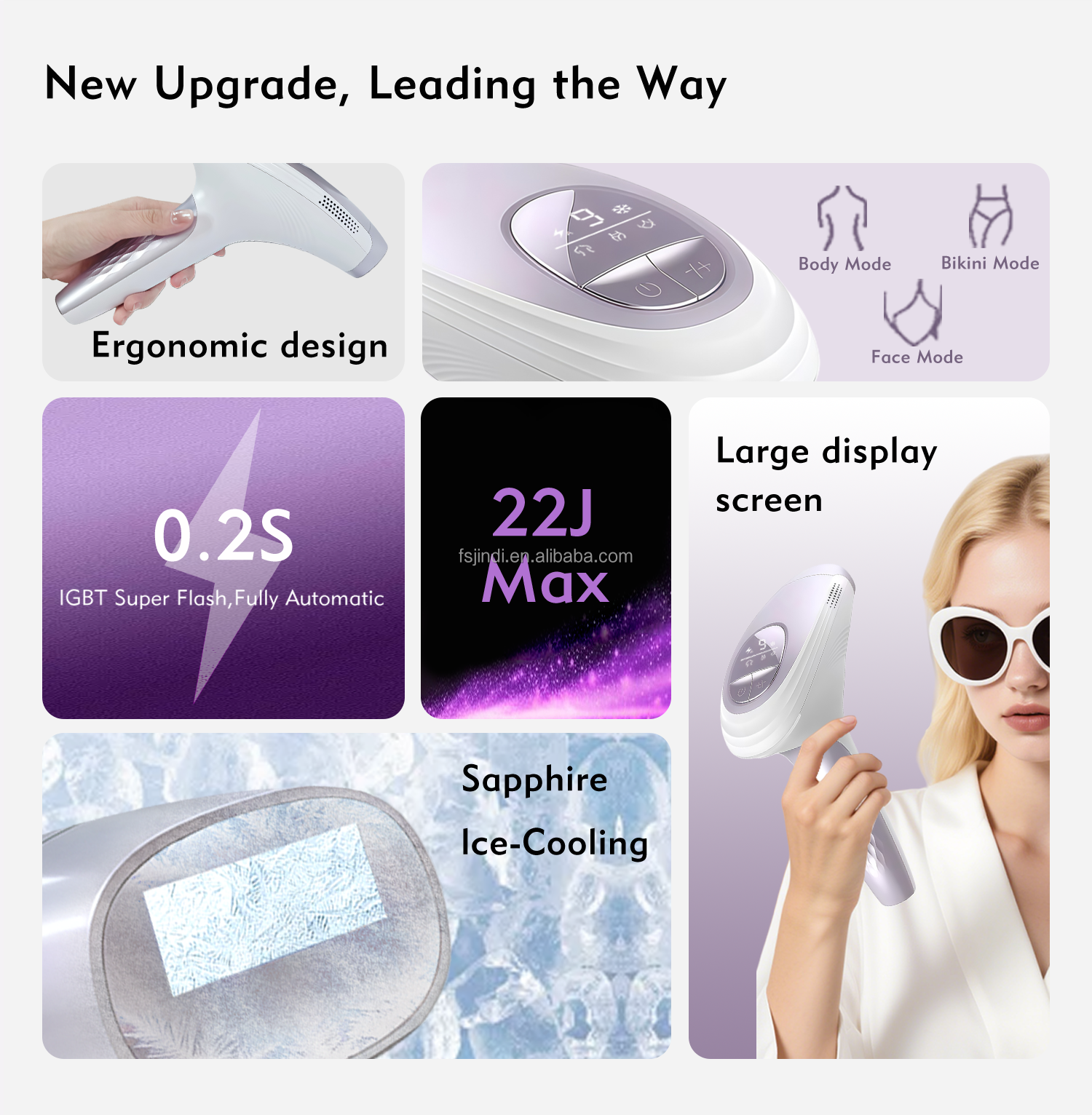 Sapphire Ice Cooling Hair Removal Device Details 2
