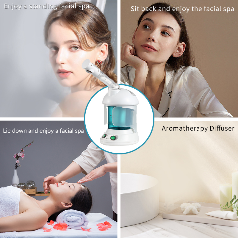 K.SKIN Facial Steamer Professional Electric Ionic Nano Hydration Adjustable Facial Steamer On Home-use Deep Cleansing Steamer