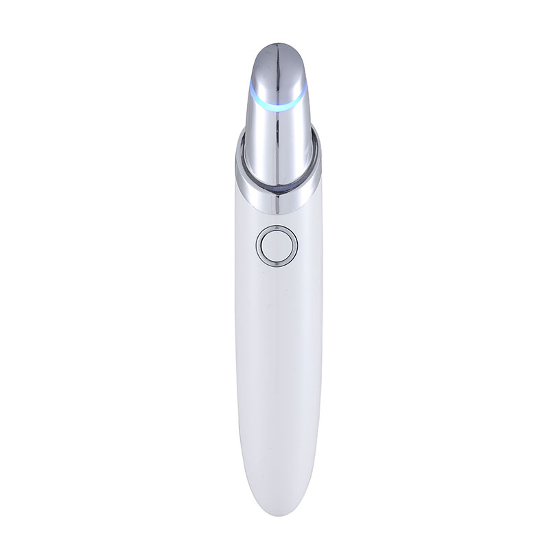Home Use Hand Held Mini Rechargeable Intelligent Eye Massager Pen With 45 Degree Heated Eye Bag Removal Dark Circles Elimination