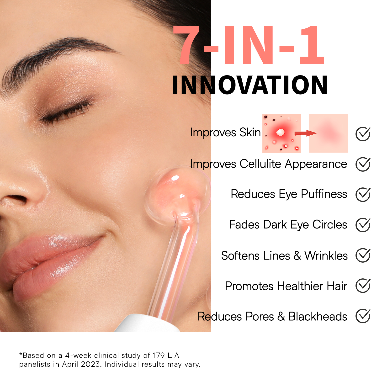 Portable Multifunction USB Facial Machine Home Use High Frequency Neon Argon Electrotherapy Acne Treatment Head Care Wand