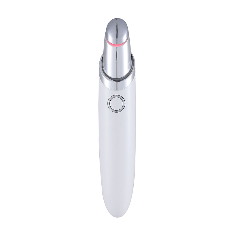 Home Use Hand Held Mini Rechargeable Intelligent Eye Massager Pen With 45 Degree Heated Eye Bag Removal Dark Circles Elimination