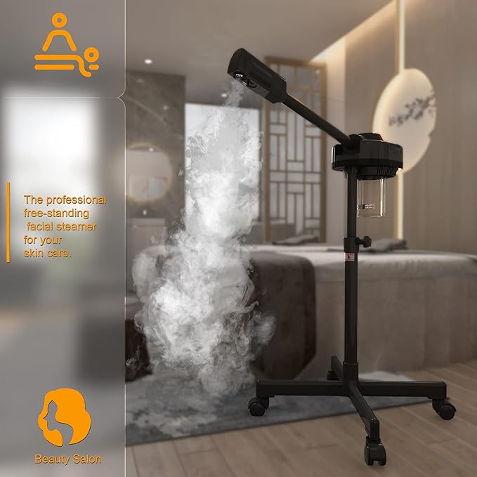Facial Steamer Therapy Steamer Salon Ozone Steaming Ion Sprayer Skin Beauty Care Machine For Spa