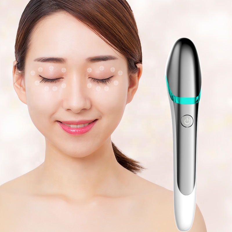 Facial Vibrating Rotating Massager Oem Electric Ion Eye Massager Pen Anti Aging Wrinkle Eye Massager Stick