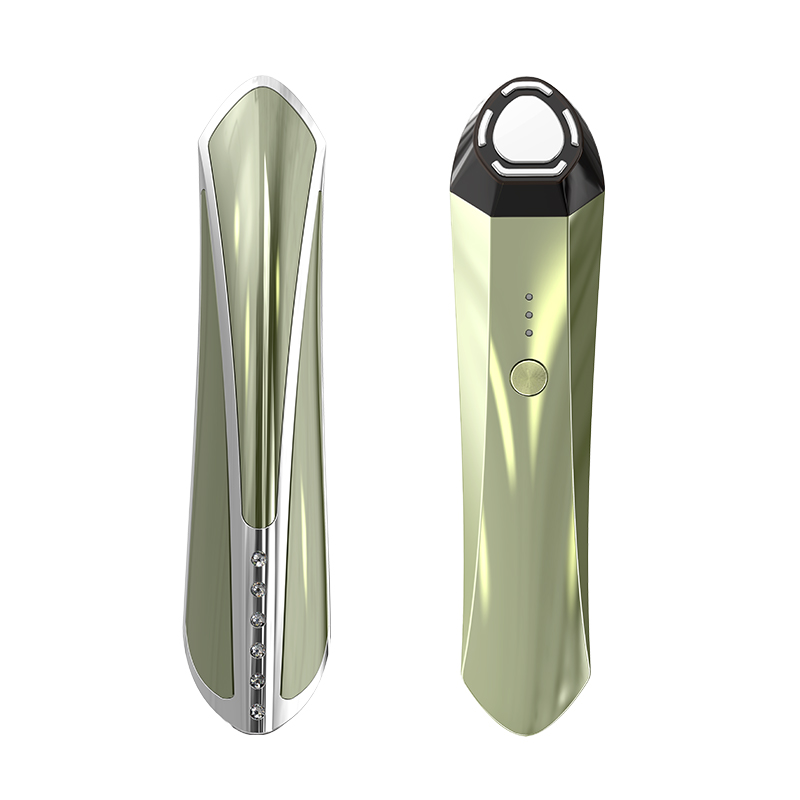 Customize Logo Cordless Warm Compress Eye Massage Wand Portable USB Rechargeable Mini Eye Beauty Massage Stick