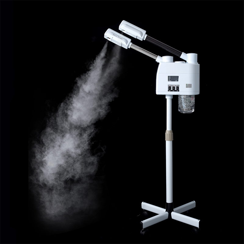 Household Intelligent Cold And Hot Double Spray Face Steamer Refreshing Skin Care Deep Cleaning Face Steamer