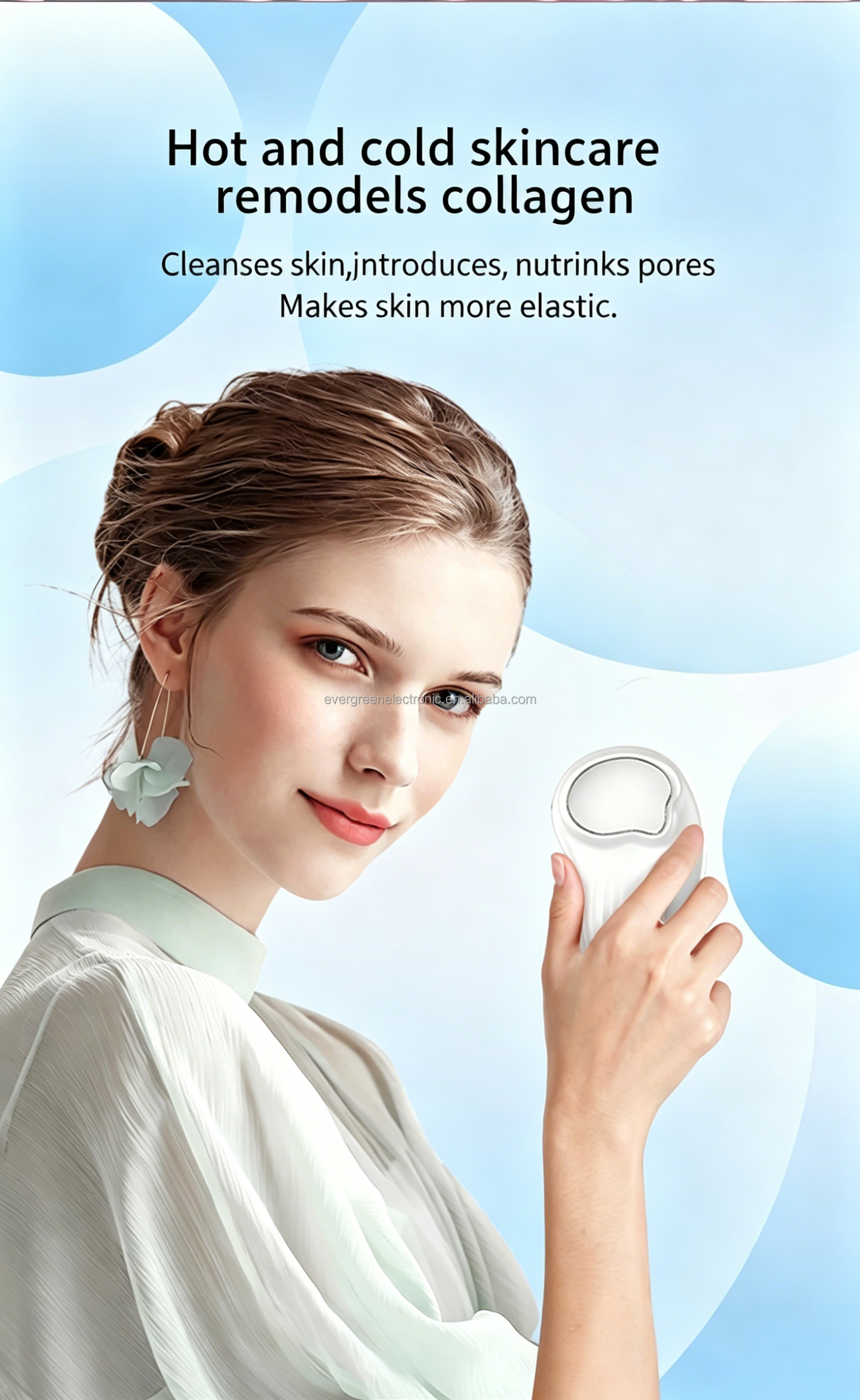 Wholesale Hot and Cold Facial Beauty Device Face Lifting Massager Cold Hot Facial Hammer