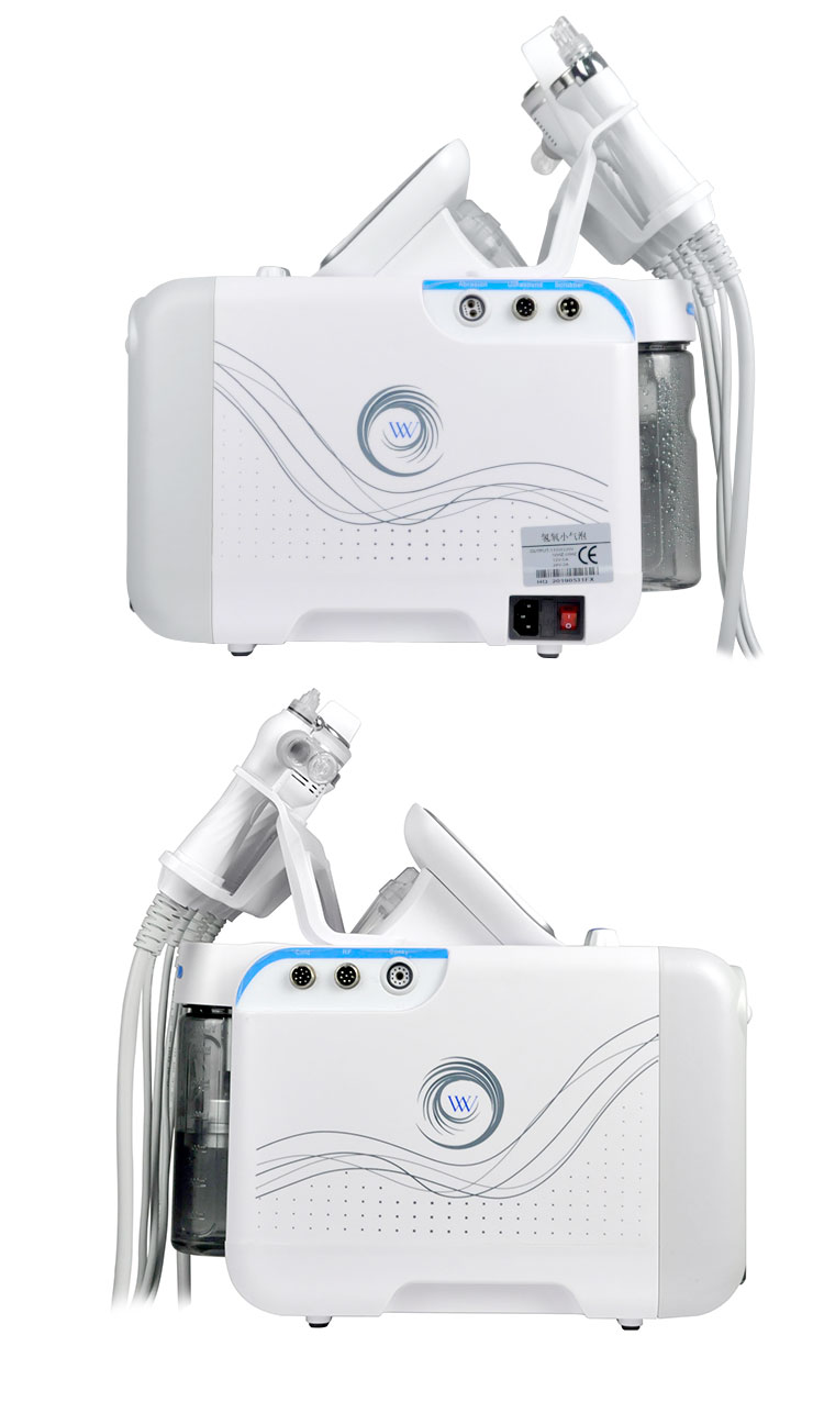 Hydro 6 in 1 Small Bubble H2O2 Hydrogen Oxygen Jet Beauty Device Skin Cleansing Dermabrasion Facial Machine Detail