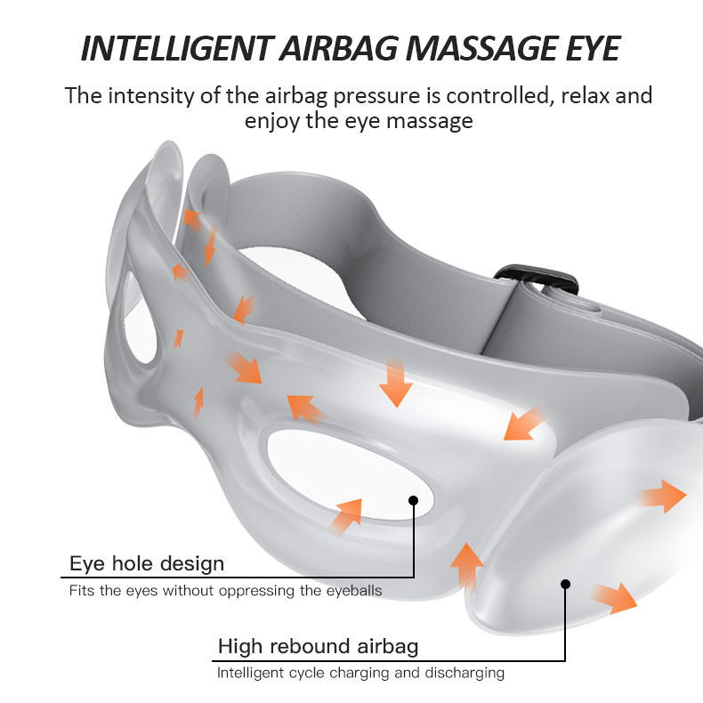 Factory Customized Eye Massagers Air Compression Massage Electric Vibration Heating To Relieve Eye Fatigue Eye Massager