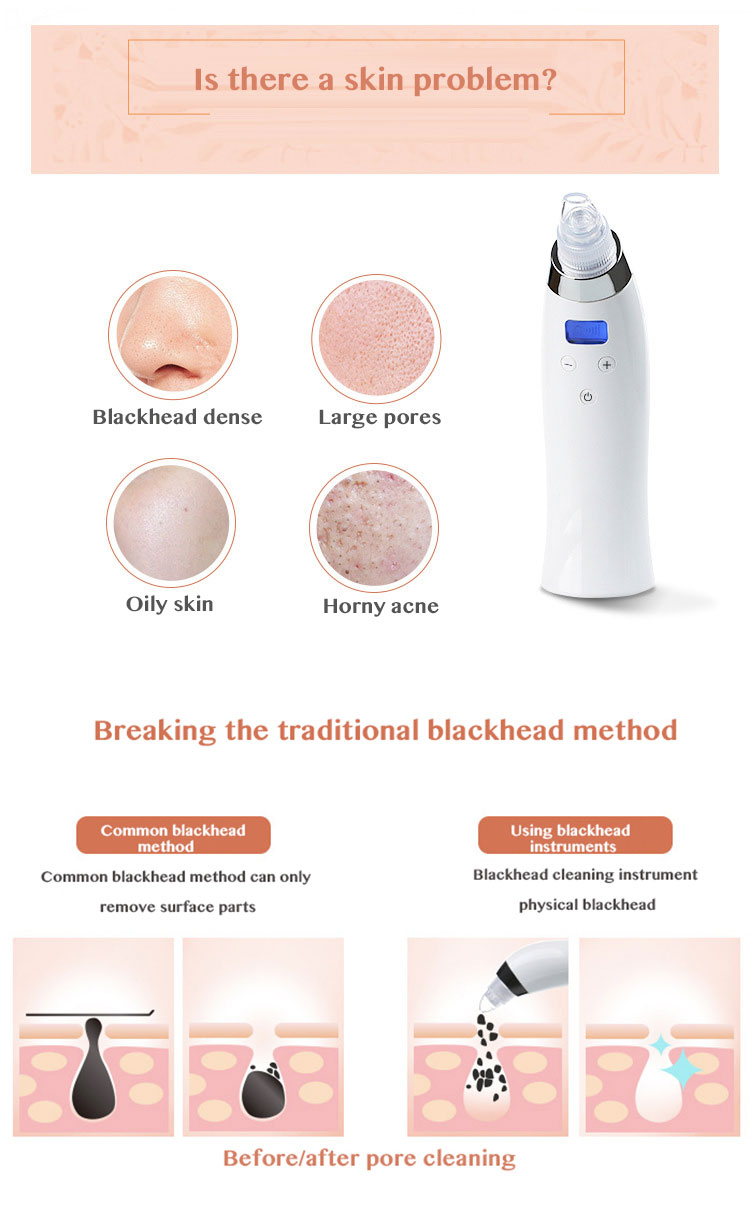 Comedo suction beauty machine function 2