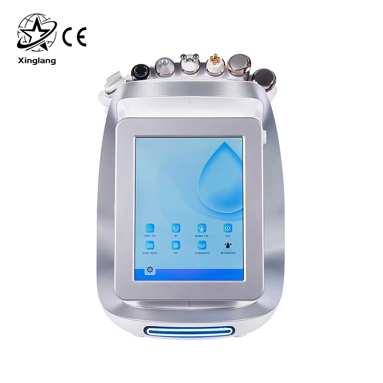 ABS Desktop Diamond Dermabrasion Machine Smart Ice Blue II Water Hydra Oxygen Skin Analysis Easy Portability