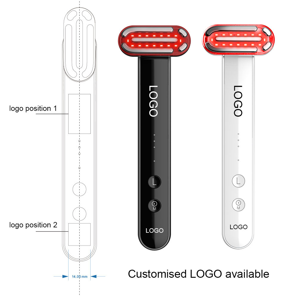 Light Facial Massager Warm &amp; Vibrating Skincare Tool Under Eye Device Beauty Wand Health Care Equipment Soothing Vibration