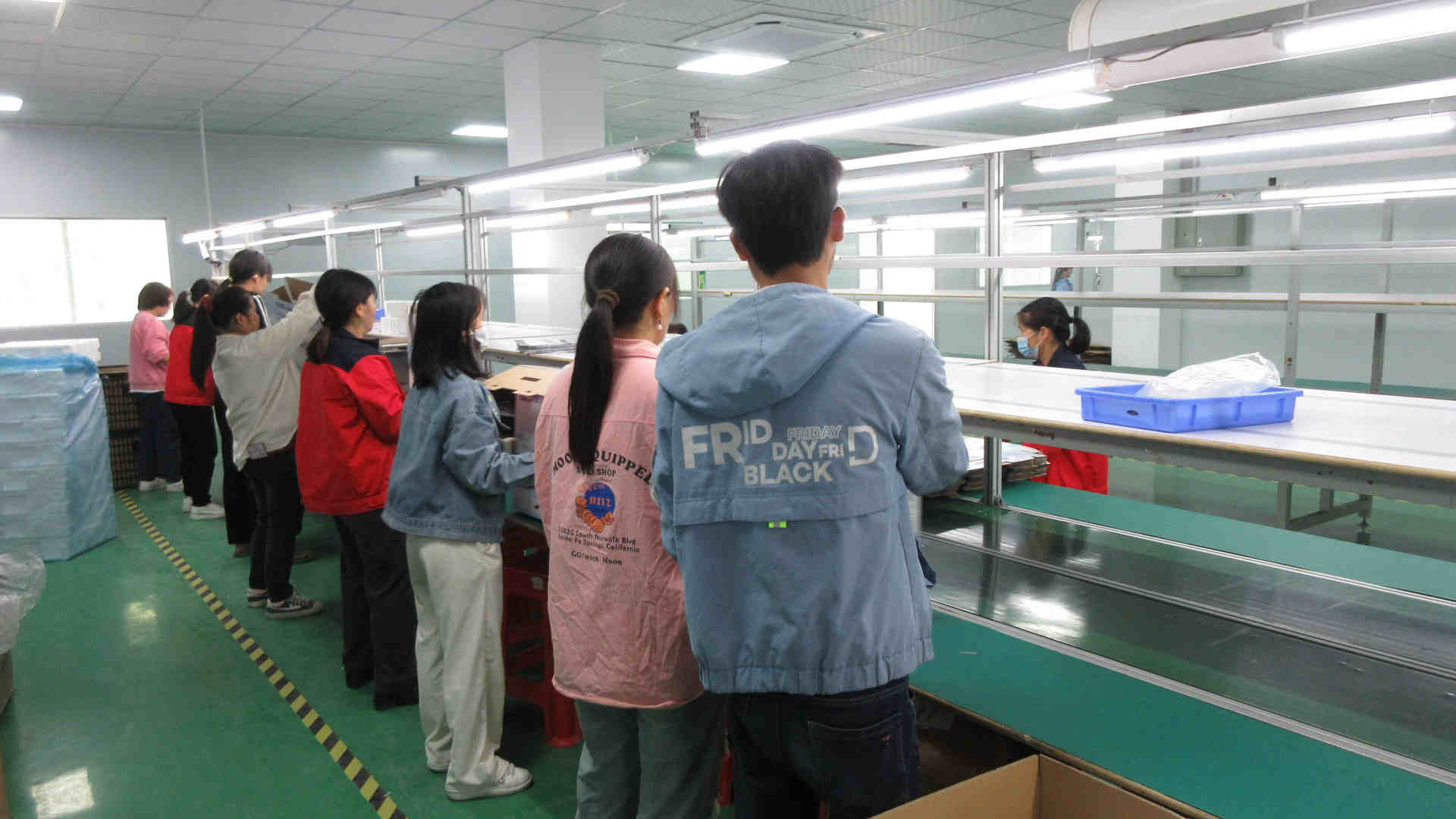 Packing and packaging beauty devices for export shipment at Kelli Beauty