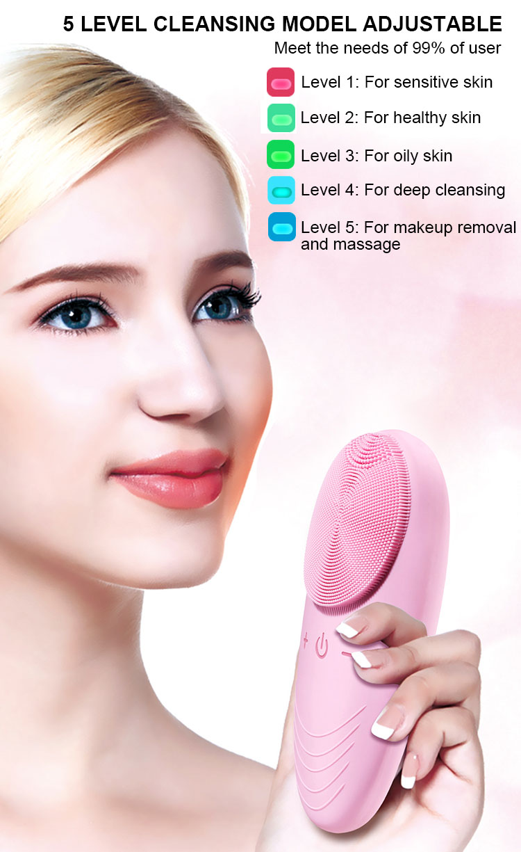 Electric Facial Cleansing Brush Details 3