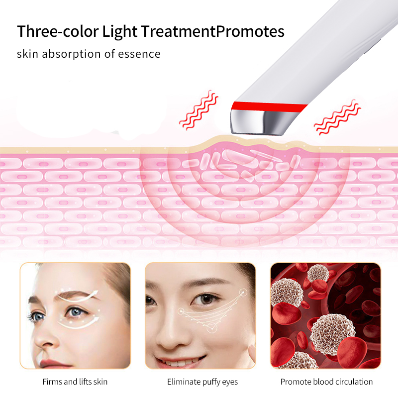 2-3H Endurance Microcurrent Facial Eye Massager EMS Toning Face Massage Machine Vibration Professional Face Massage Tool