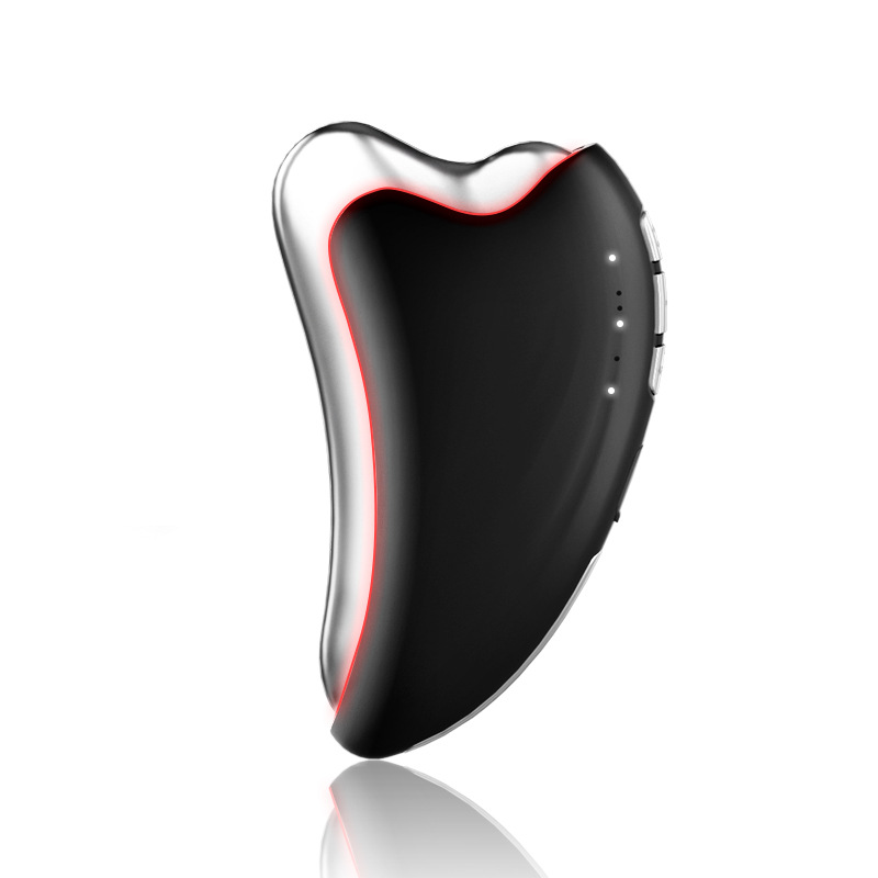 Skin Care 3 Color Face Neck Lifting Hot Cold Beauty Device Galvanic High Frequency Gua Sha Facial Massager
