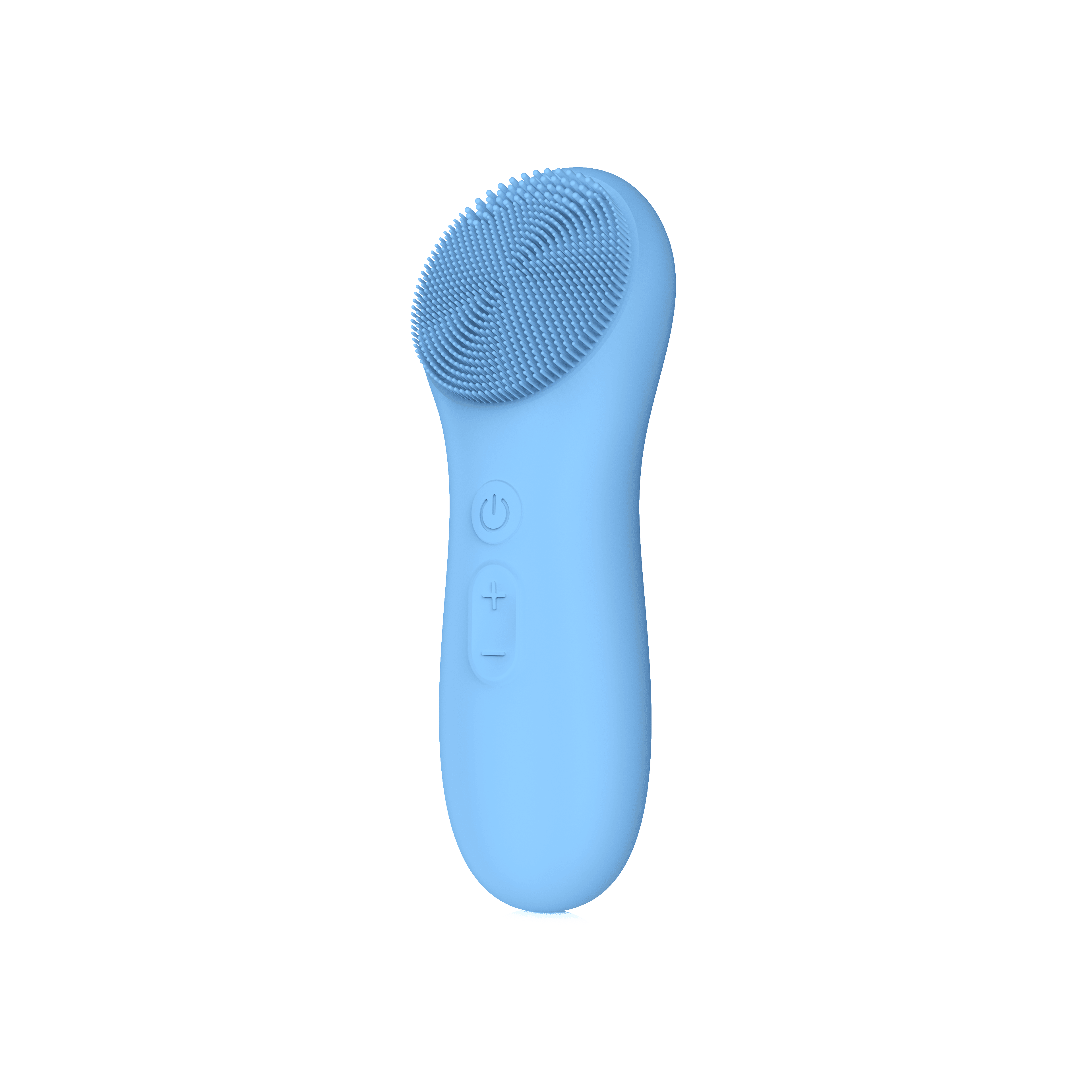 Hot Product Factory Mini Electric Silicone Face Cleaning Brush Spa Sonic Ultrasonic Silicone Facial Cleansing Brush
