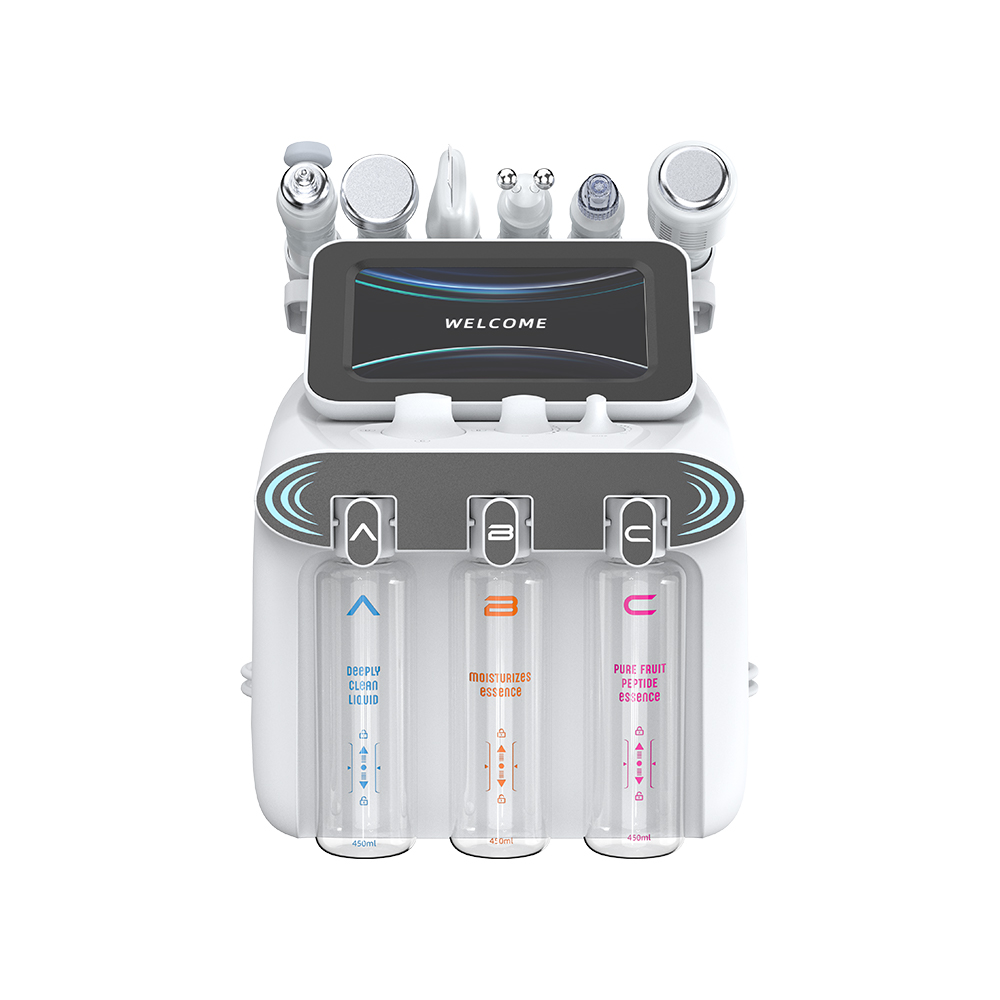 6 In1 Hydra Aqua Facial Hidrofacial Machine Hydrodermabrasion Facial Skin Spa Equipment Hydro Machines Facial Oxygen Jet Peel