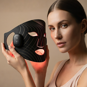 Wireless Custom Private Label 510K Home Use Beauty Red Light Therapy Infrared Light Eye Face Led Facial Mask