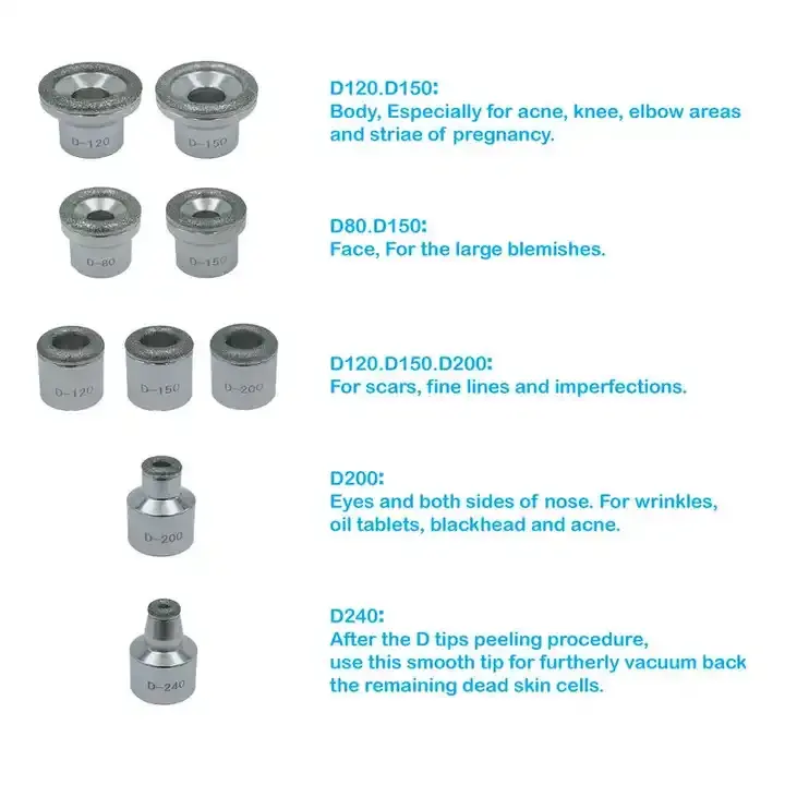 Portable 8 in 1 Skin Peeling Machine Diamond Microdermabrasion Vacuum Spray &amp; Galvanic Facial Care Device Skin Aanlyzer