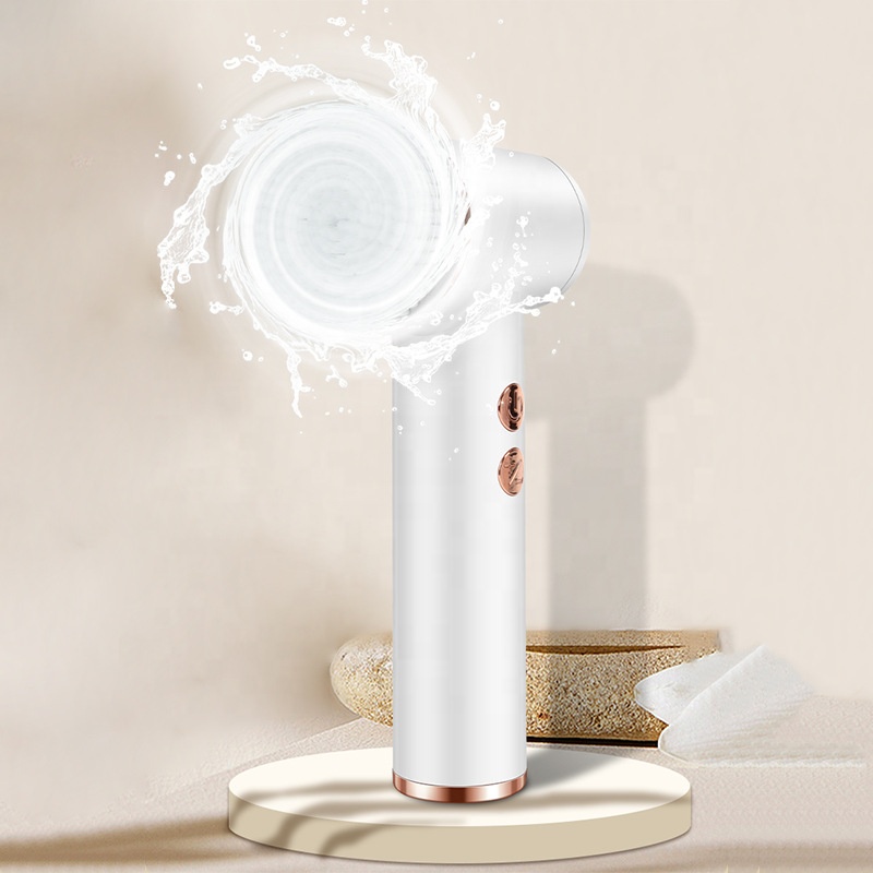 Deep Cleansing Silicone Vibration Facial Brush Pore Cleaner Electric Face Scrubber Exfoliating Sonic Vibration Massage Home Use