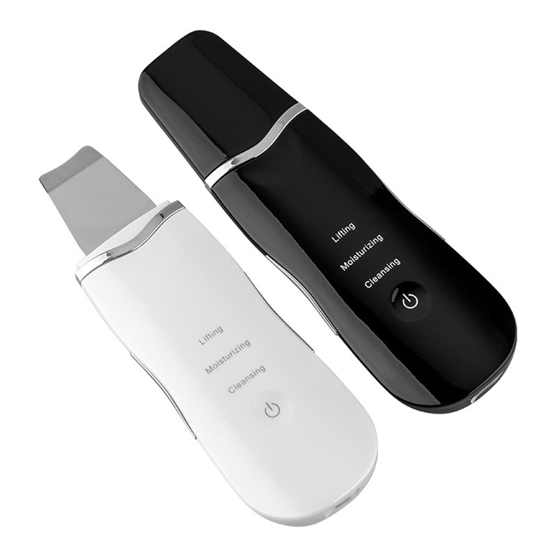 Pores Cleanser Exfoliator Blackhead Remover Comedones Extractor Electric Facial Scrubber Face Spatula