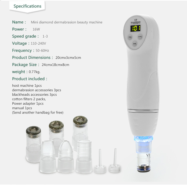 Pore Cleaner Blackhead Suction Remover Specifications