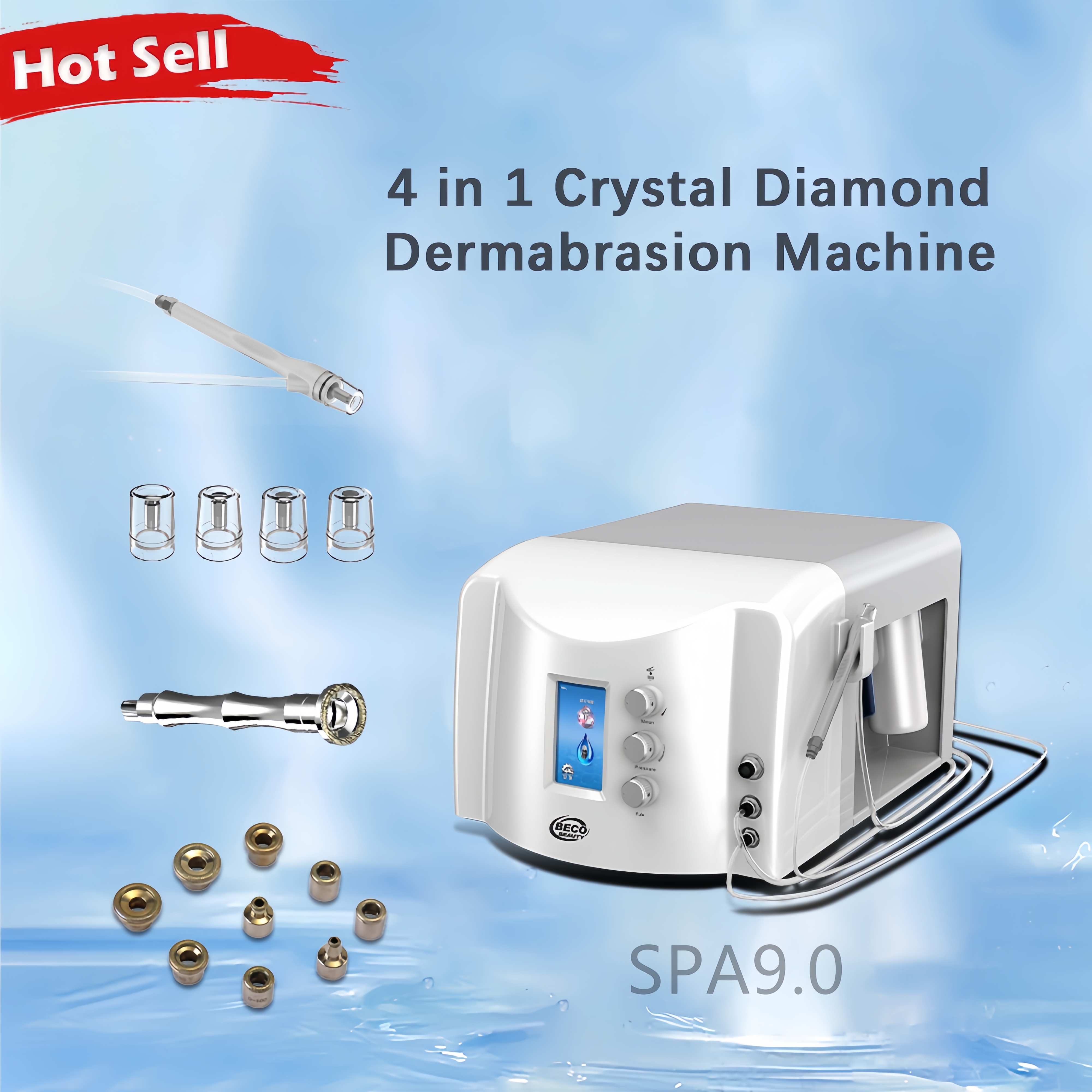 2024 Professional 2 in 1 Skin Diamond Dermabrasion Small Bubble Machine Diamond Peel Microdermabrasion Diamond Peeling Machine