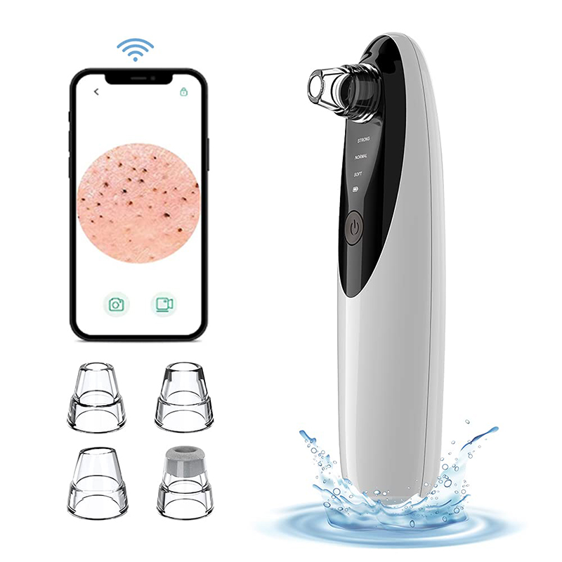 Rechargeable WIFI 300000 HD Camera Plastic Hand Held Electric Blackhead Remover Pore Cleaner Vacuum Skin Care Tool Acne