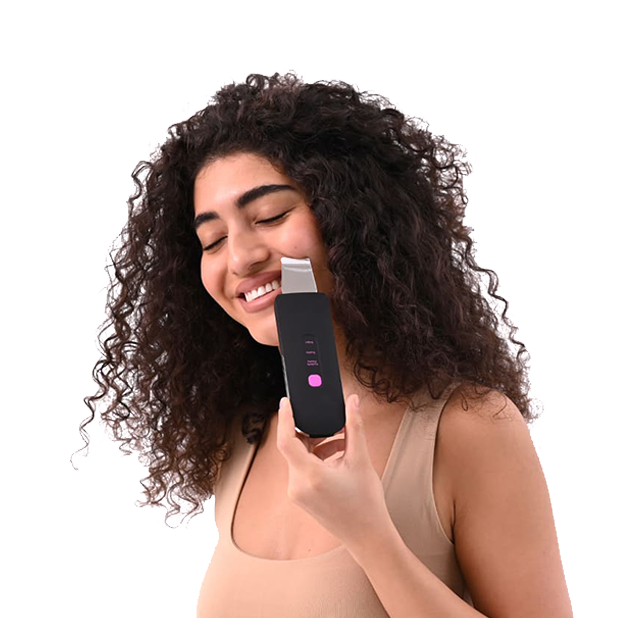 2025 Hot Selling Ultrasonic Skin Scrubber Ion Deep Cleansing Face Spatula With Spray Moisturizer For Body &amp; Nose Peeling Facial