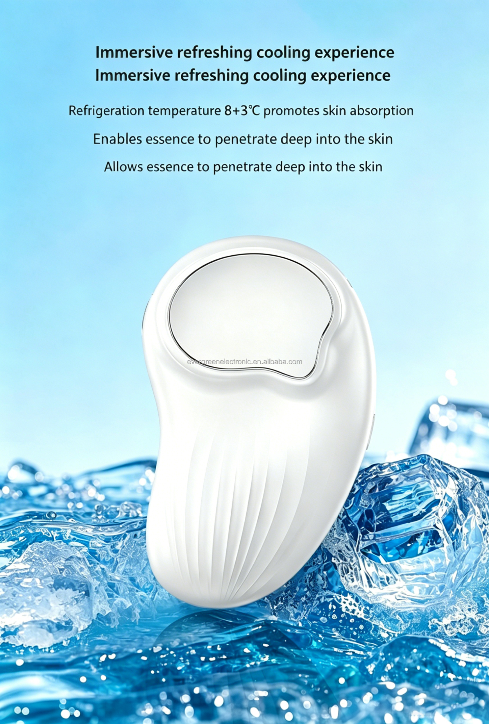 Wholesale Hot and Cold Facial Beauty Device Face Lifting Massager Cold Hot Facial Hammer