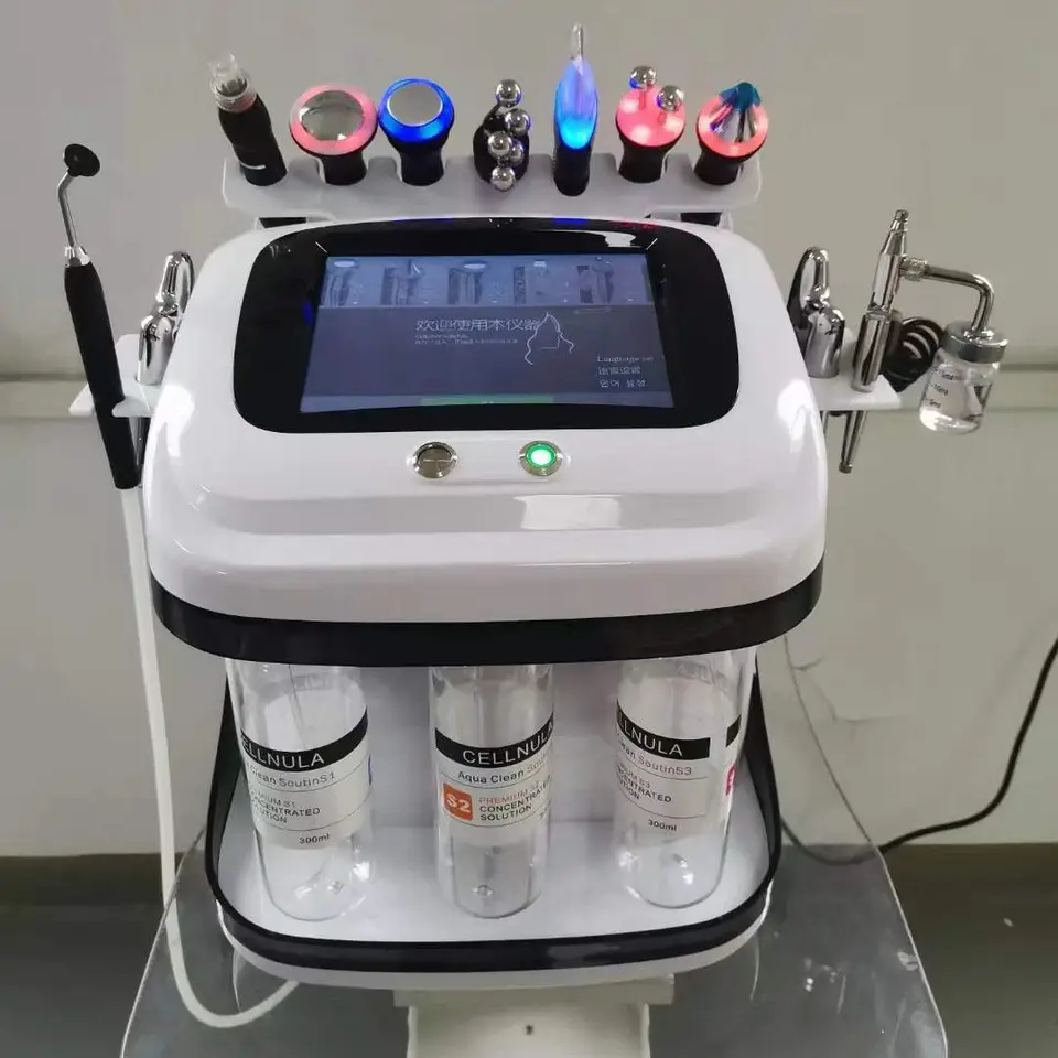 New Design Multifunction Hydro Dermabrasion Facial Diamond Microdermabrasion Aqua Peeling Facial Machine Pigment Removal