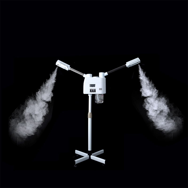 Household Intelligent Cold And Hot Double Spray Face Steamer Refreshing Skin Care Deep Cleaning Face Steamer