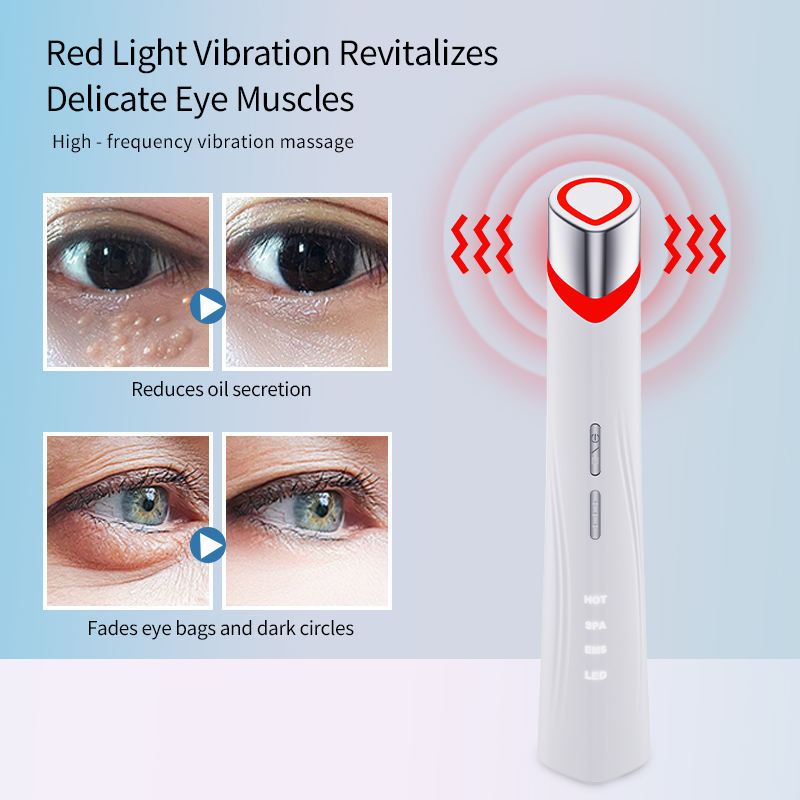 Microcurrent Professional Facial Eye Massager EMS Toning Face Massage Machine Vibration High Frequency Face Massage Tool