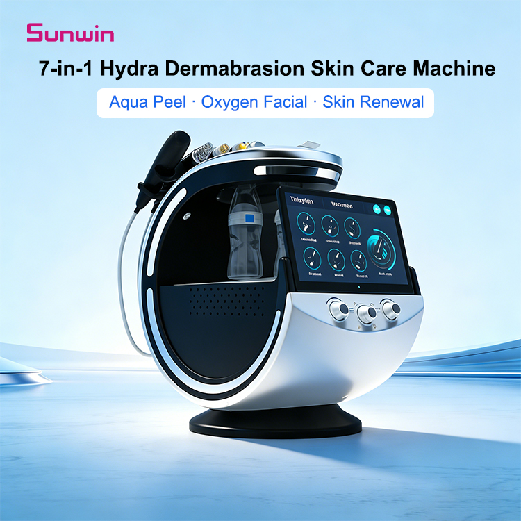 2026 Smart Ice Blue Facial Machine 7 in 1 for Blackhead Removal, Aqua Peeling, Skin Rejuvenation, and Hydration