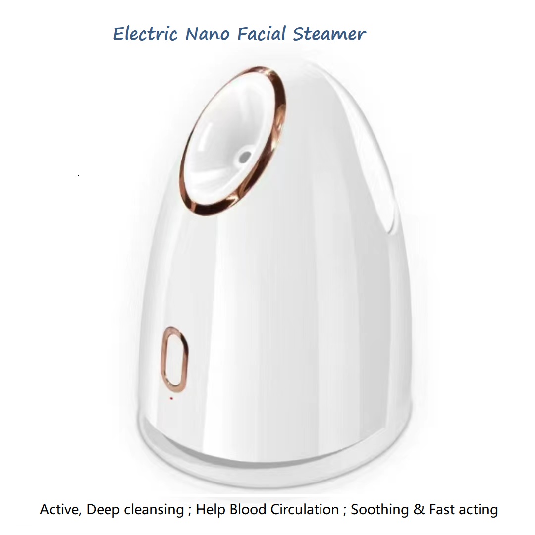 PAKISS High-end Design Ionic Wholesale Mini Face Steamer Custom Portable Facial Steamer Electric Nano Facial Steamer
