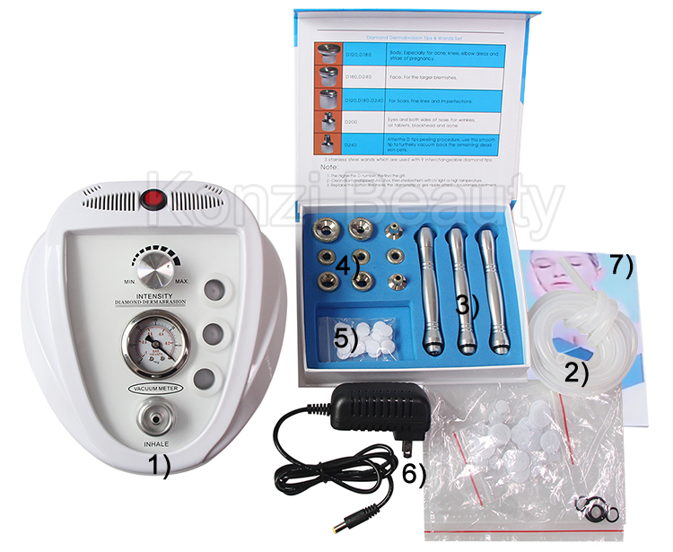 Home Use Strong Vacuum Suction Microdermabrasion Machine Diamond Dermabrasion Face Clean