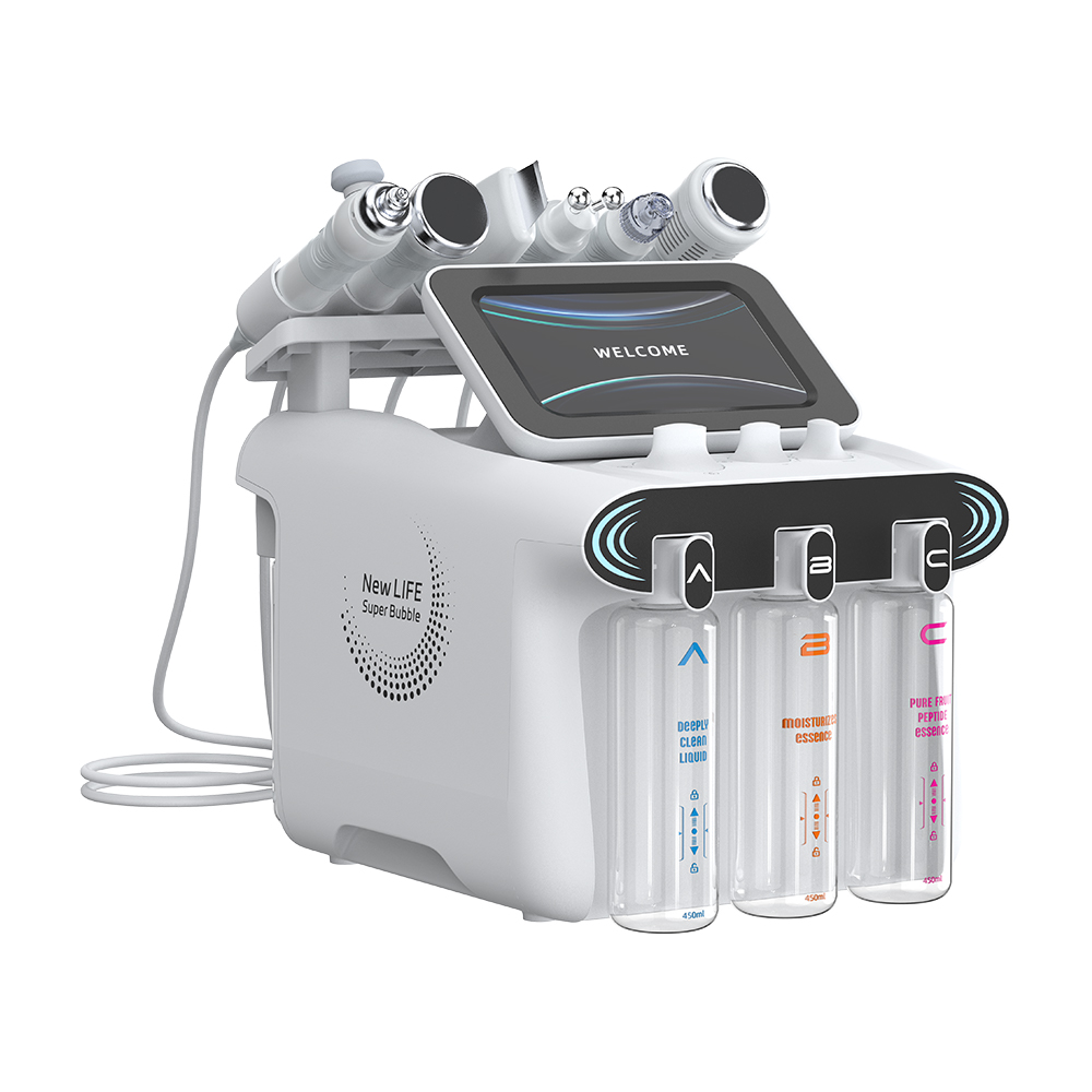 6 In1 Hydra Aqua Facial Hidrofacial Machine Hydrodermabrasion Facial Skin Spa Equipment Hydro Machines Facial Oxygen Jet Peel