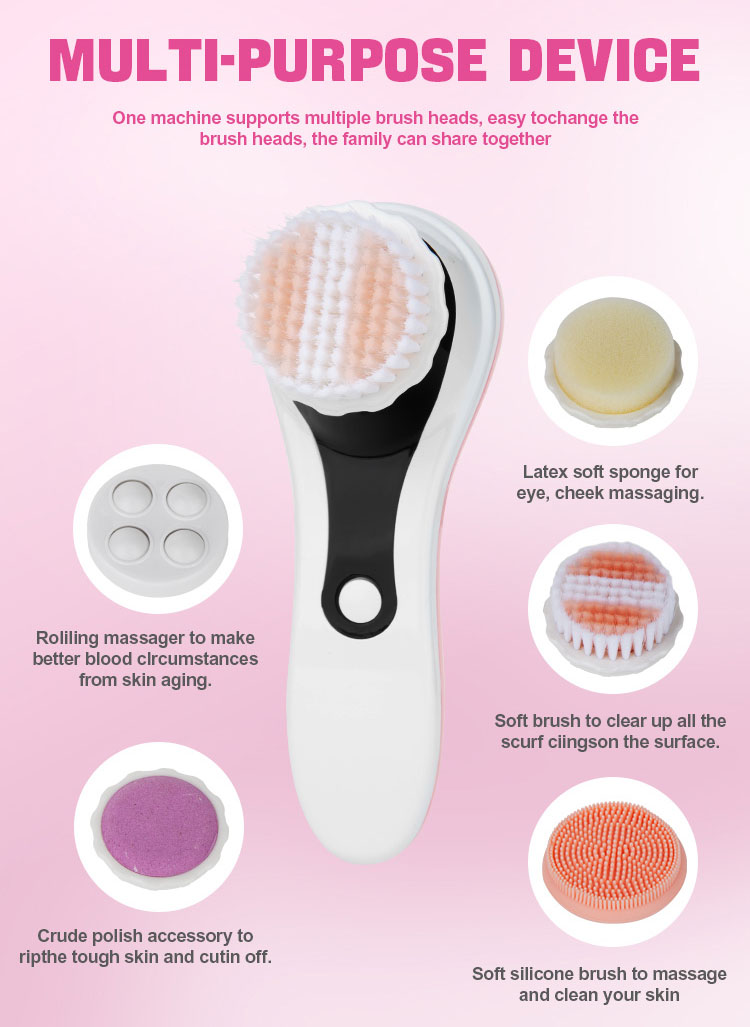 Silicone Facial Cleansing Brush Image 2