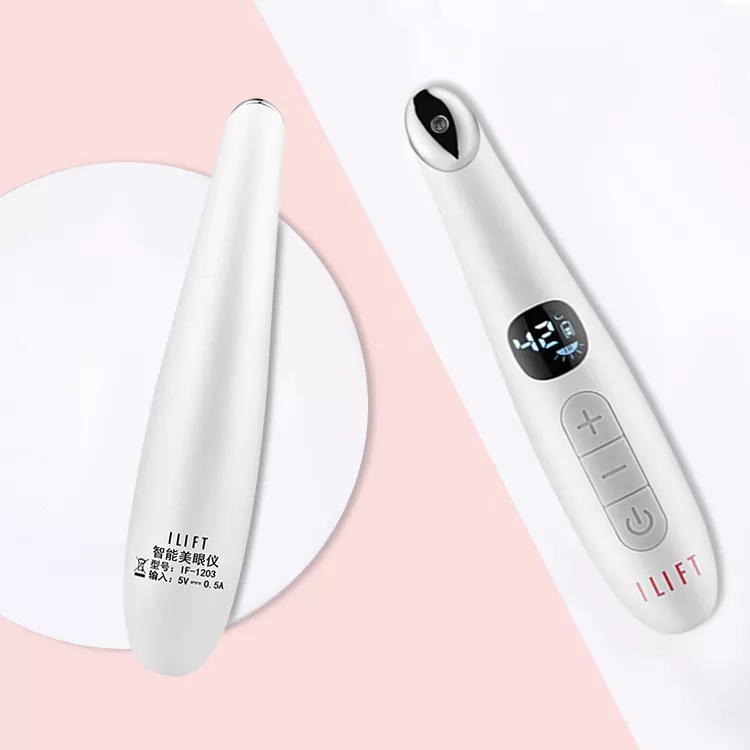 Hot Compress Eye Bags Removal Massager Rechargeable Anti-aging Eye Massager Eye Beauty Pen Skincare Massage Wand