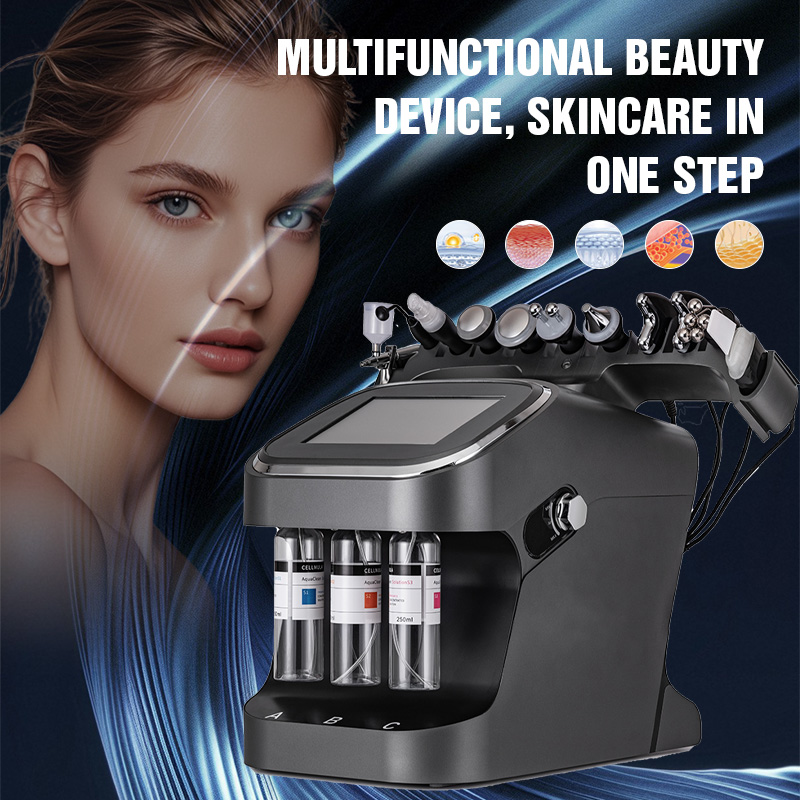 Microdermabrasion Aqua Peeling Machine Blackhead Removal Oxygen Jet Oxygen Facial Dermabrasion Deep Cleaning H2o2 Machine
