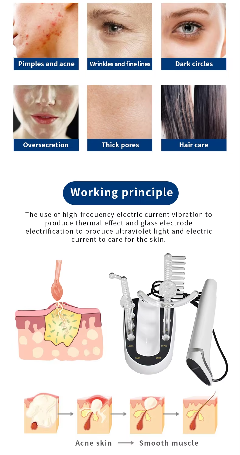High Frequency Facial Therapy Attachment