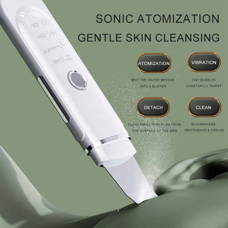 Wholesale Hot Sale Beauty Derma Skin Scrubber Face Spatula Pores Cleanser Exfoliator Blackhead Remover Comedones Extractor