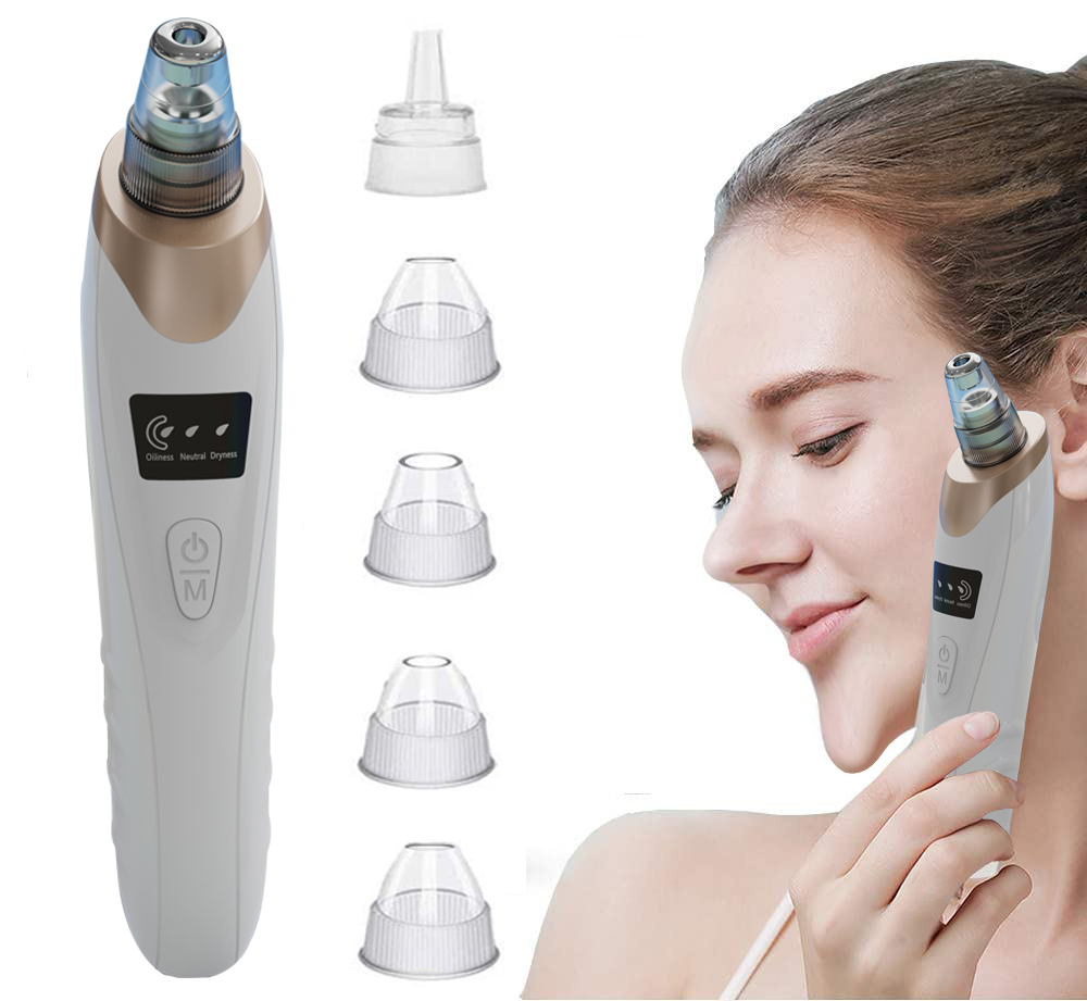 Electric Facial Blackhead Remover Vacuum Pore Cleaner Acne Cleanser Black Spots Removal Face Nose Deep Cleaning Tools