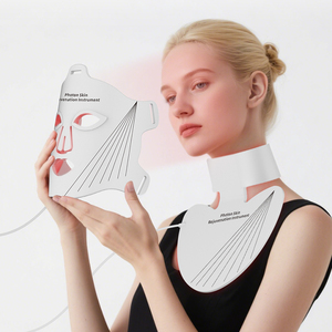 2025 New Silicone LED Mask Neck-Fitting Home Photorejuvenation Device Beauty &amp; Personal Care Product For Home Use
