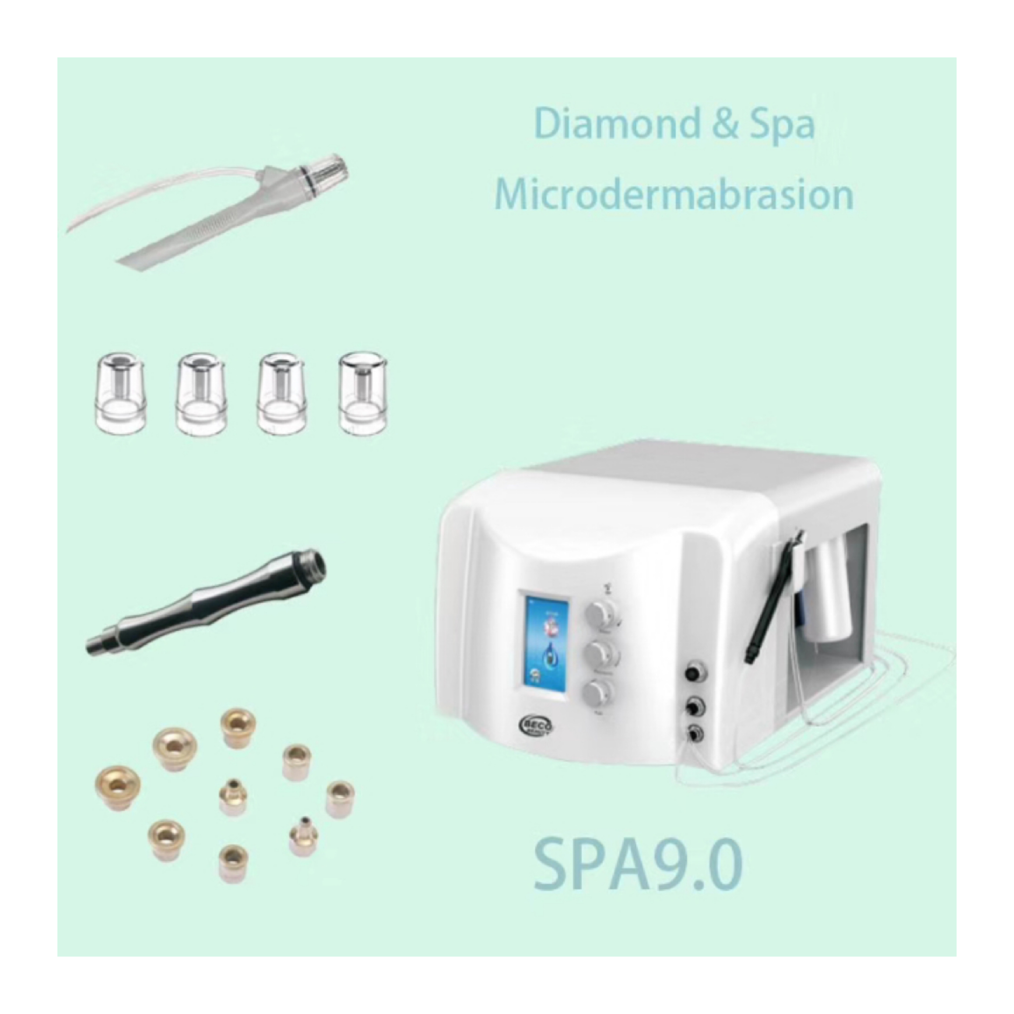2024 Professional 2 in 1 Skin Diamond Dermabrasion Small Bubble Machine Diamond Peel Microdermabrasion Diamond Peeling Machine